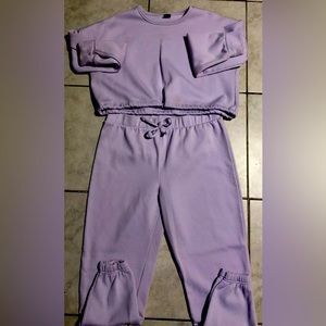Women XL Jogging Suite (purple) Good Condition